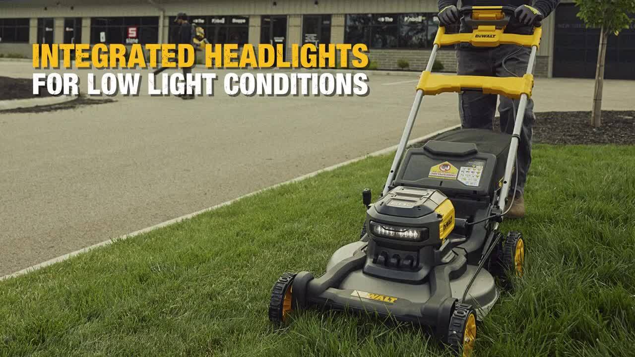 DEWALT FLEXVOLT 2 x 60V MAX 21 in. Cordless Battery Powered Self Propelled Lawn Mower Kit and Blower - Thumbnail 2