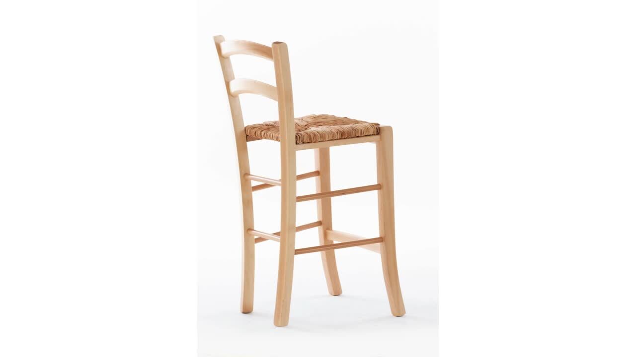 Ladder back rush seat counter stools 24 inch hotsell