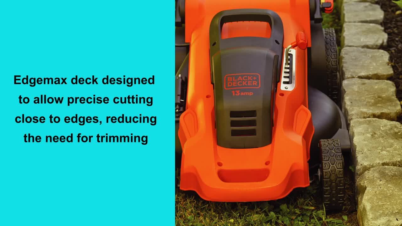 BLACK+DECKER 20 in. 13-Amp Corded Electric Walk Behind Push Lawn Mower