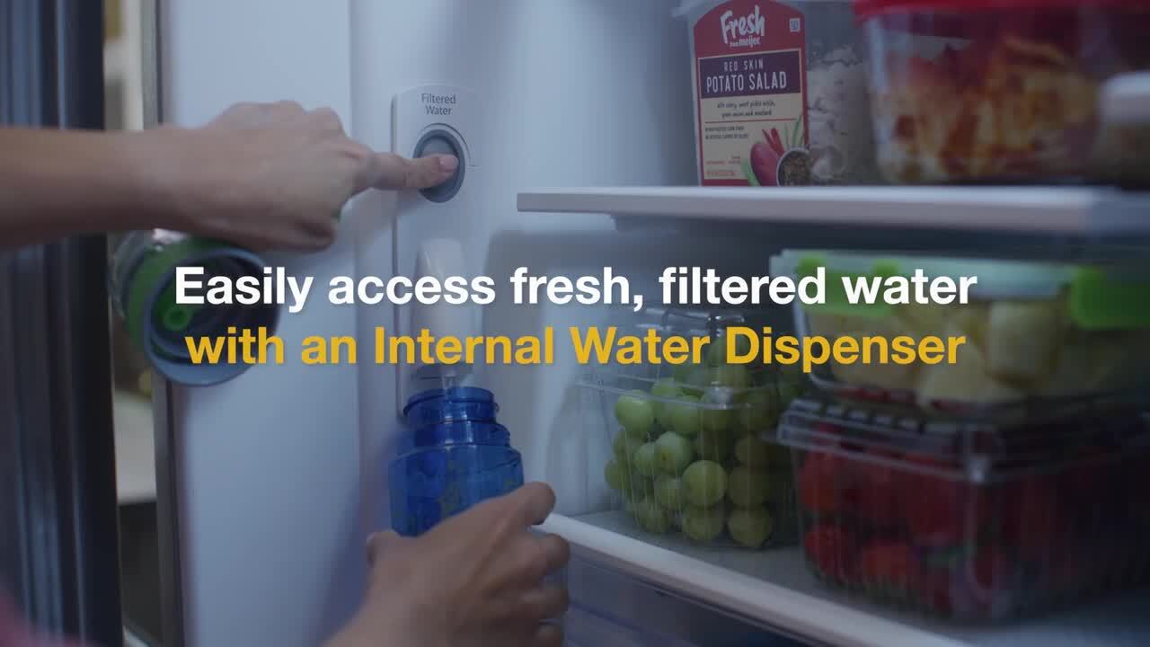 Whirlpool Full-Depth French Door Bottom Mount Refrigerator in Stainless Steel WRFF3236RZ on Fridge.com