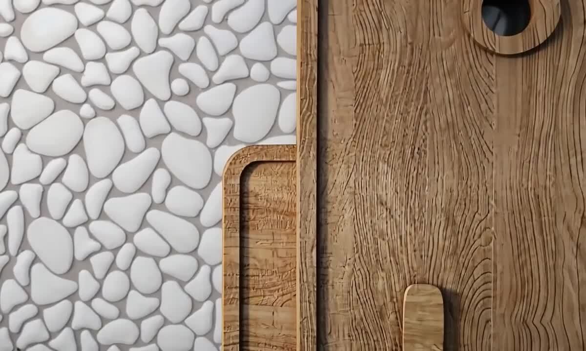 Emser Flat Rivera Pebble 10-Pack 4 Color Blend Natural Stone Border Tile (12-in x 12-in)