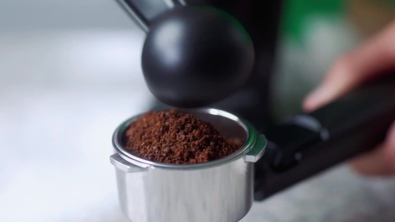 HADEN Barista Brew 7 Cup Black/Copper Espresso Machine with