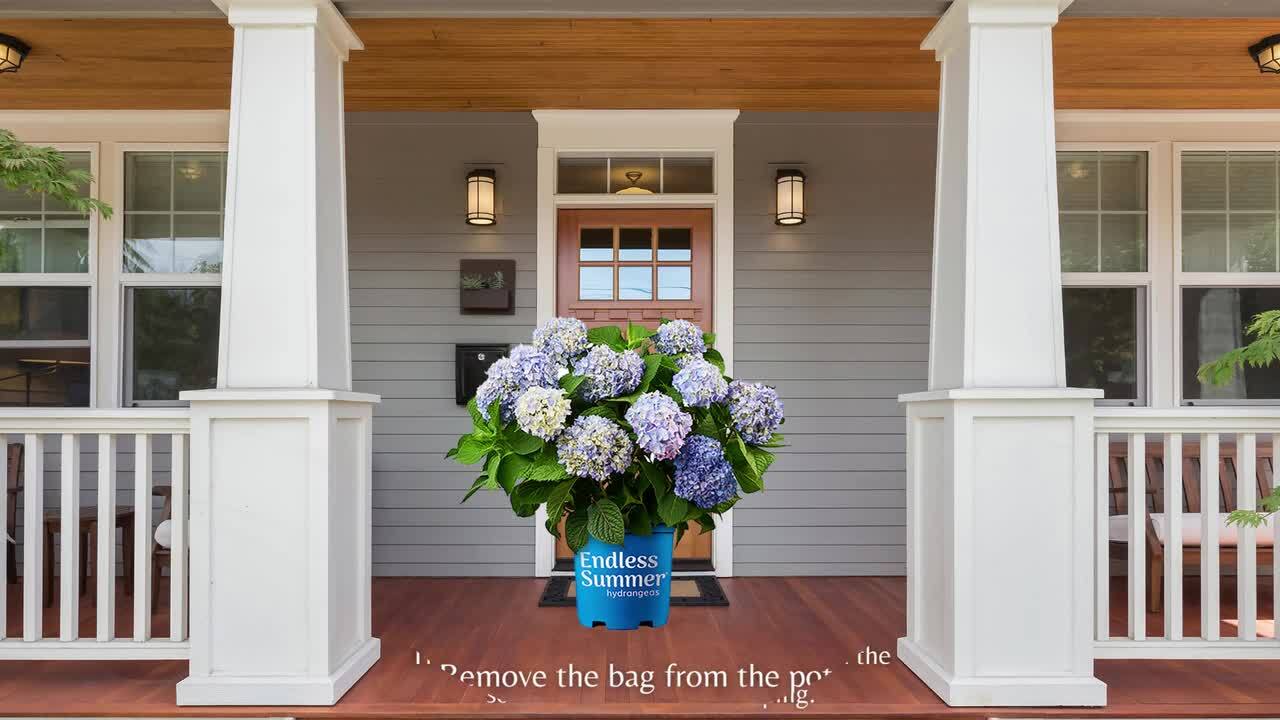 Endless Summer 1 Gal. The Original Reblooming Hydrangea Flowering