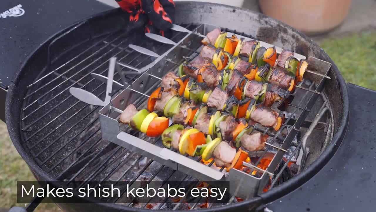 Portable Tabletop Gas Grill - Innovative Grilling Tools 