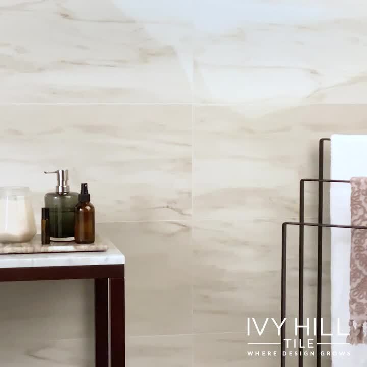 Saroshi Panda White 23.62 in. x 47.24 in. Polished Porcelain Floor and Wall Tile (15.5 sq. ft./Case) Saroshi Panda White 23.62 in. x 47.24 in. Polished Porcelain Floor and Wall Tile (15.5 sq. ft./Case)