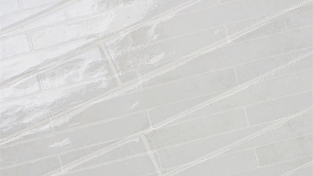 MSI Maestro White Brick 2 in. x 18 in. Polished Porcelain Floor