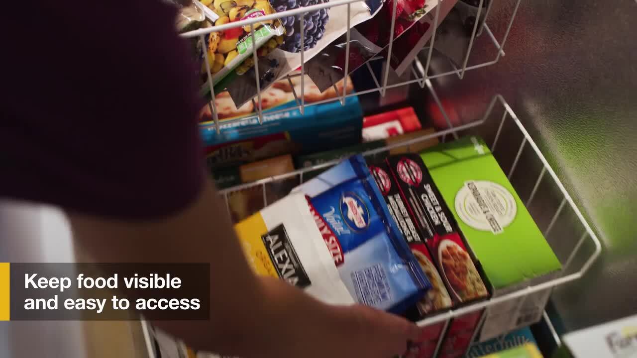 Whirlpool Convertible Chest Freezer with 3 Storage Levels in White 16 Cu. Ft. on Fridge.com