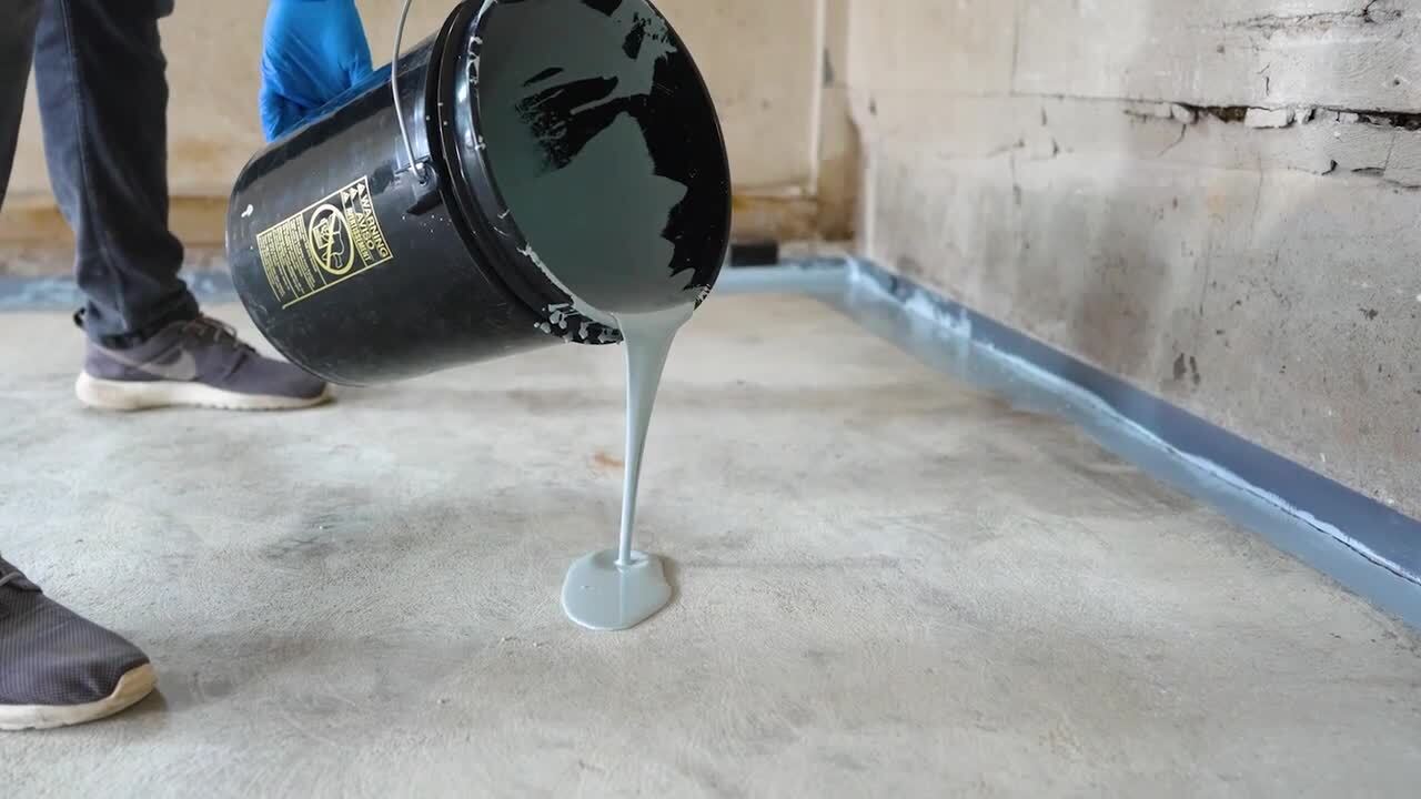 3 Gal. Clear Gloss 2 Part Epoxy Interior Exterior Concrete Basement and Garage Floor Paint