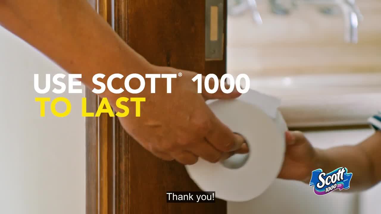 Scott 1000 Toilet Paper, 24 Rolls, 1,000 Sheets per Roll 