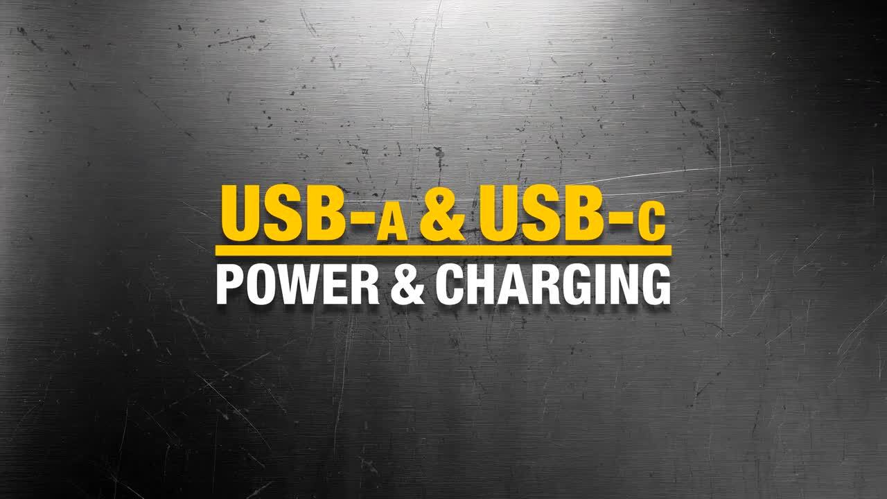 DEWALT 2500 Peak Amp Lithium Jump Starter with USB Power Bank and