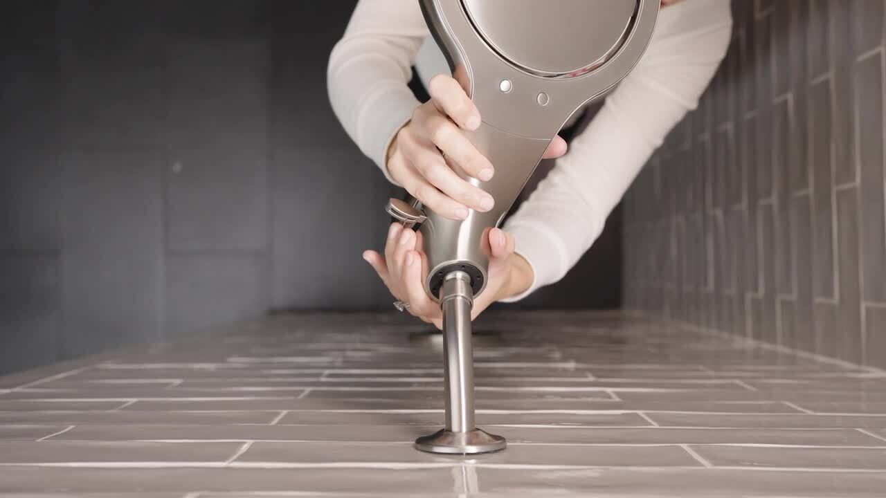 Delta In2ition 2-in-1 Duschkopf Mit ProClean Spray & Handbrause – Champagner Bronze, MagnaTite Docking, Touch-Clean Düsen