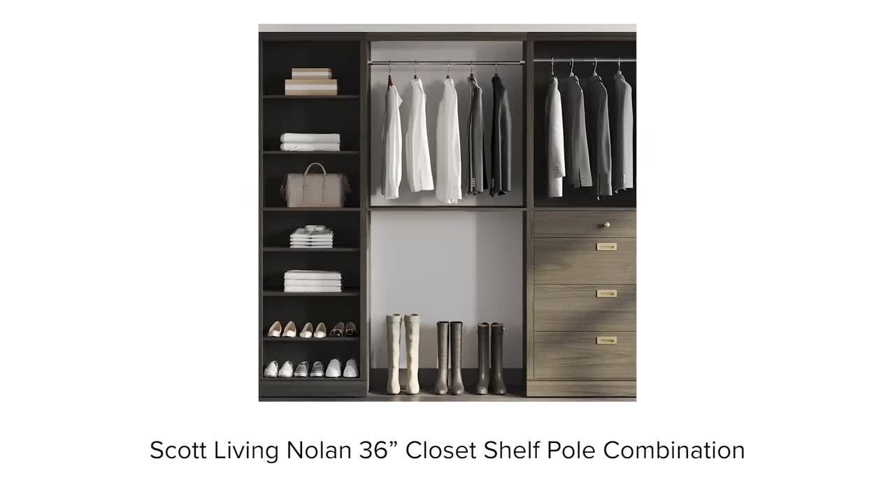 Nolan Wall Shelf with Hooks