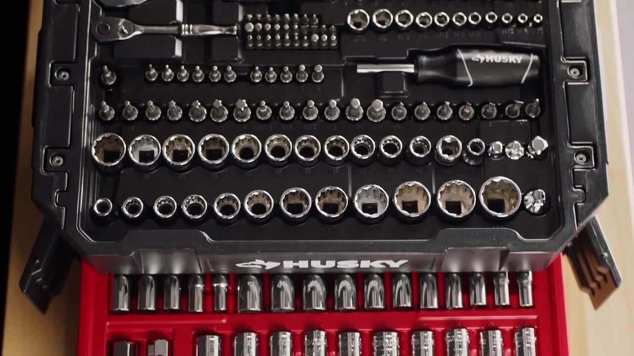 Husky Mechanics Tool Set (290-Piece) H290MTS - The Home Depot