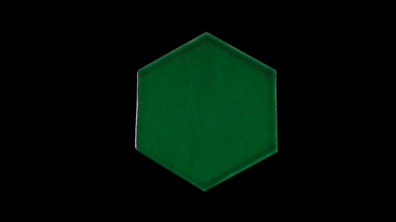 Merola Tile Viva Hex Antic Verde 5-7/8 in. x 6-3/4 in. Ceramic