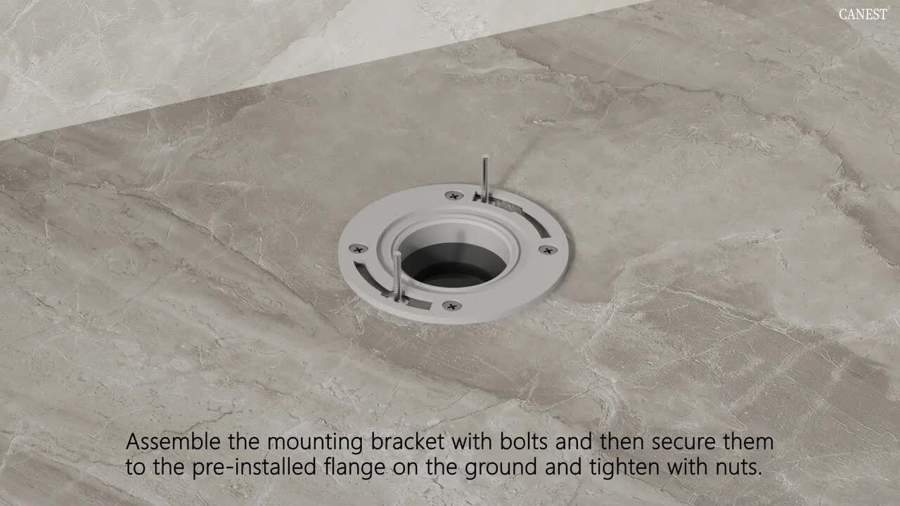 CANEST Elongated Smart Bidet Toilet 1.08/1.45 GPF Dual Flush with Auto Open/Close & Heated Seat