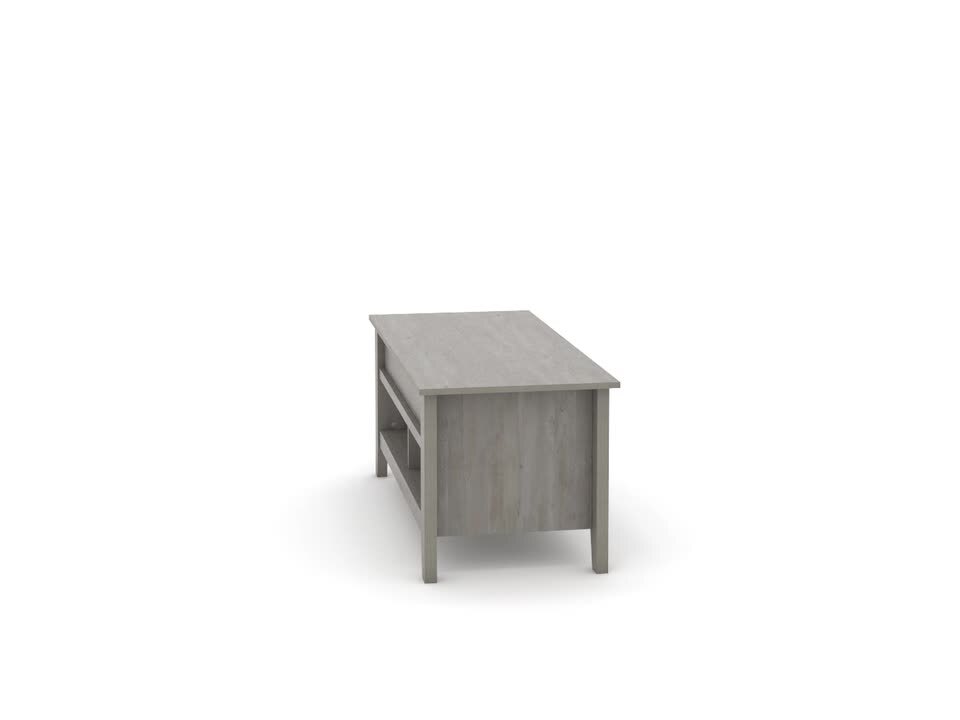 Sauder dakota store pass side table