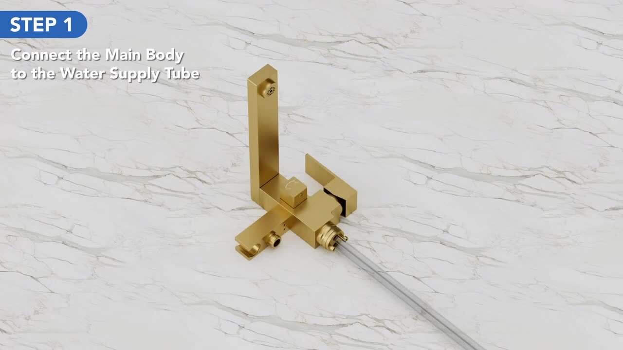 EVERSTEIN Single-Handle Claw Foot Freestanding Tub Faucet with