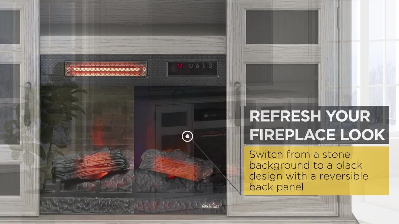 Twin Star Home Duraflame 56 in. Freestanding Electric Fireplace TV