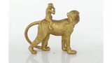 Litton Lane Gold Polystone See No Evil Monkey Sculpture (Set of 3) 98686 -  The Home Depot