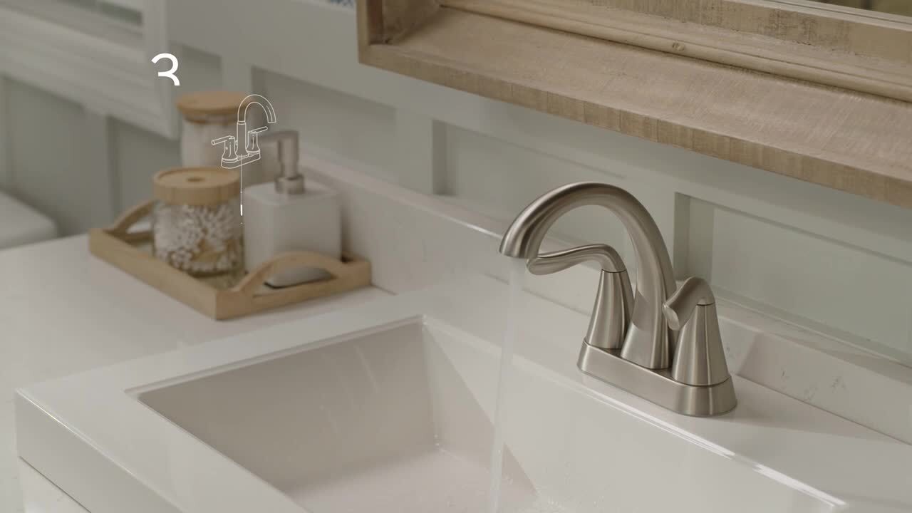 Delta Arvo 4 in. Centerset 2-Handle Bathroom Faucet in Chrome