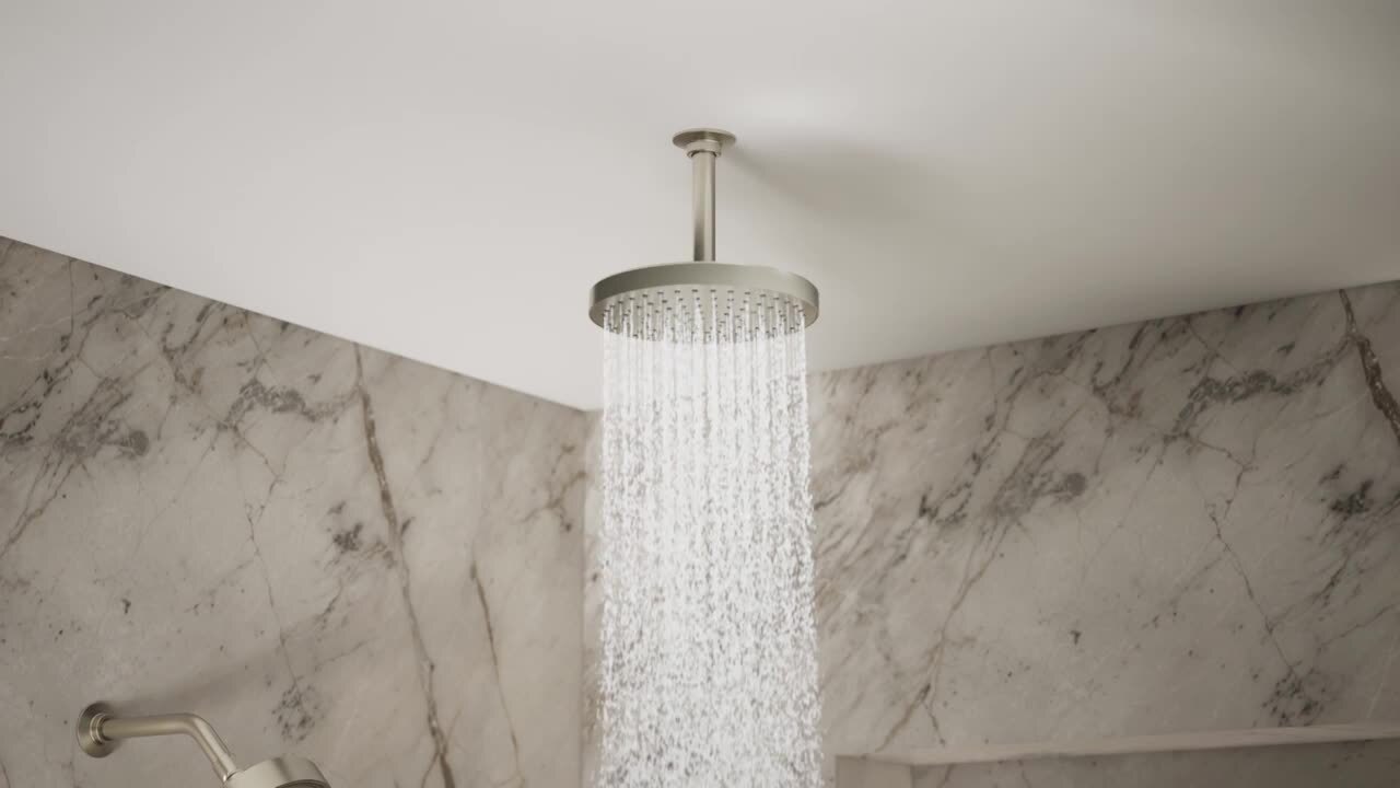 KOHLER Awaken 1-Spray Patterns 2.5 GPM 8 in. Ceiling Mount Fixed