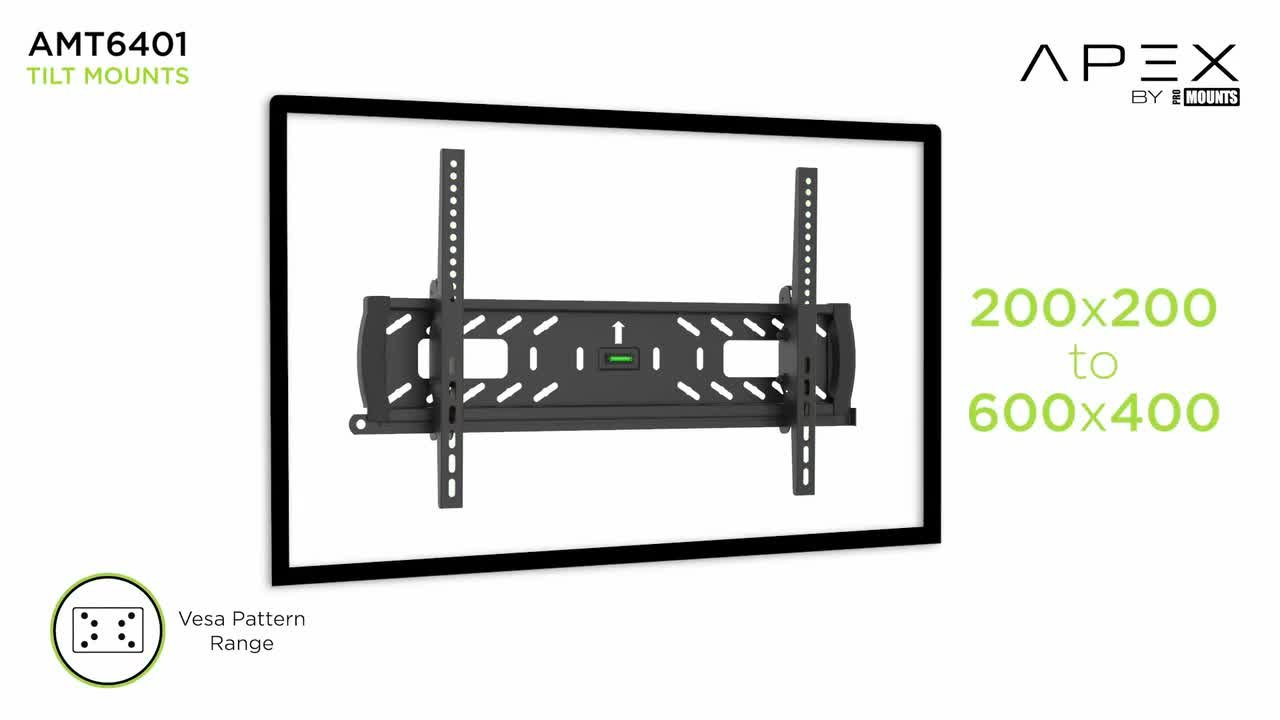 ProMounts Premium Tilt Wall Mount for 40