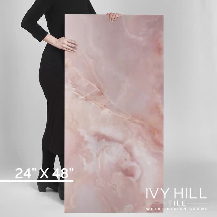 Jume Onyx Blue 23.62 in. x 47.24 in. Polished Porcelain Floor and Wall Tile (15.49 sq. ft./Case) Jume Onyx Blue 23.62 in. x 47.24 in. Polished Porcelain Floor and Wall Tile (15.49 sq. ft./Case)