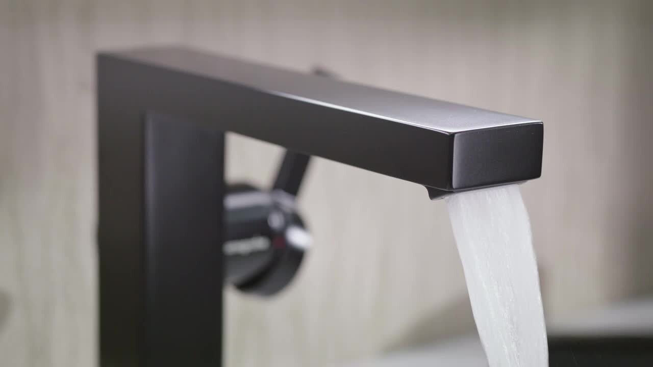 Hansgrohe Tecturis E Single Handle Single Hole Bathroom Faucet in