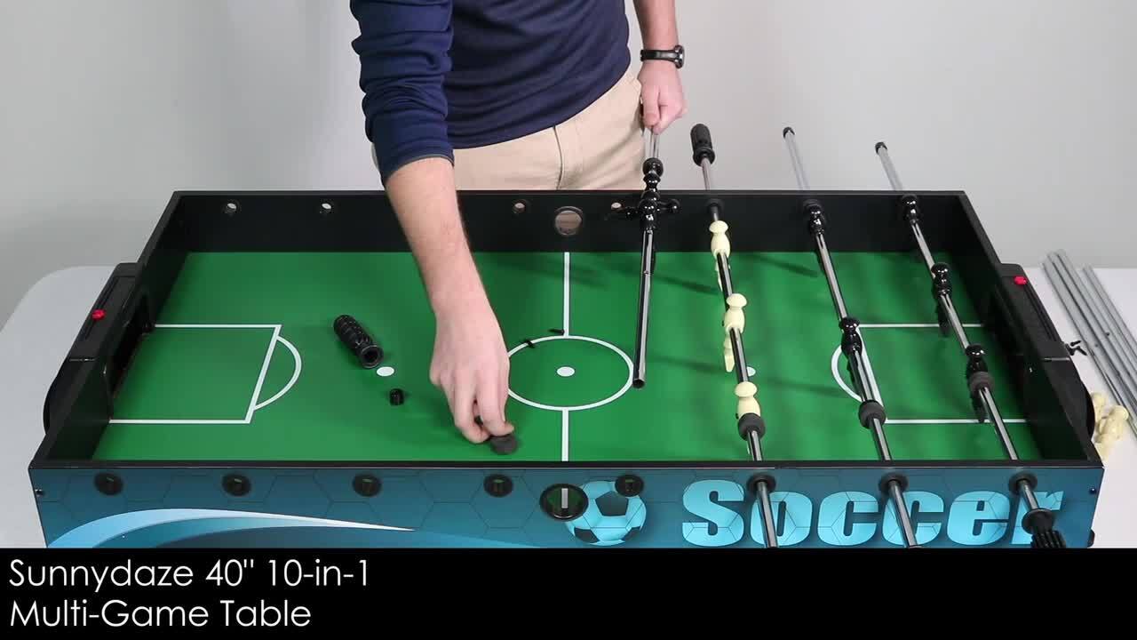Sunnydaze 10-in-1 Multi-Game Table DQ-S033 - The Home Depot
