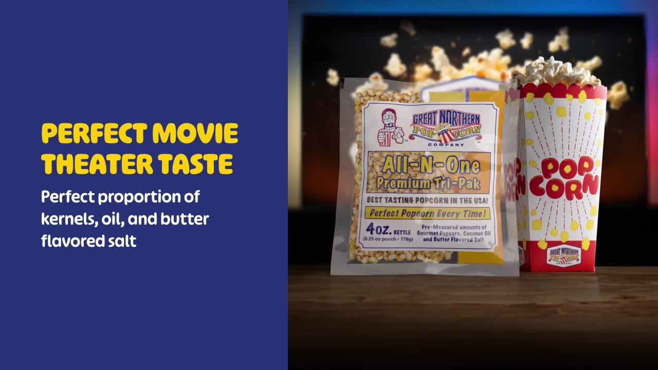GREAT NORTHERN 4 oz. Popcorn Kernel 40-PK 83-DT6191-IMP - The Home