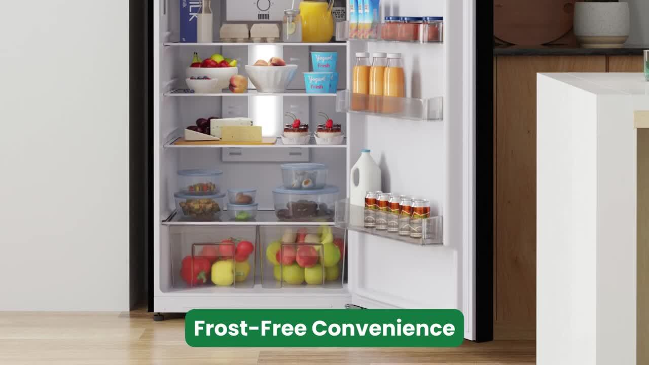 ConServ 30 in. RETRO Refrigerator 18cf Top Mount w/AUTOMATIC ICE