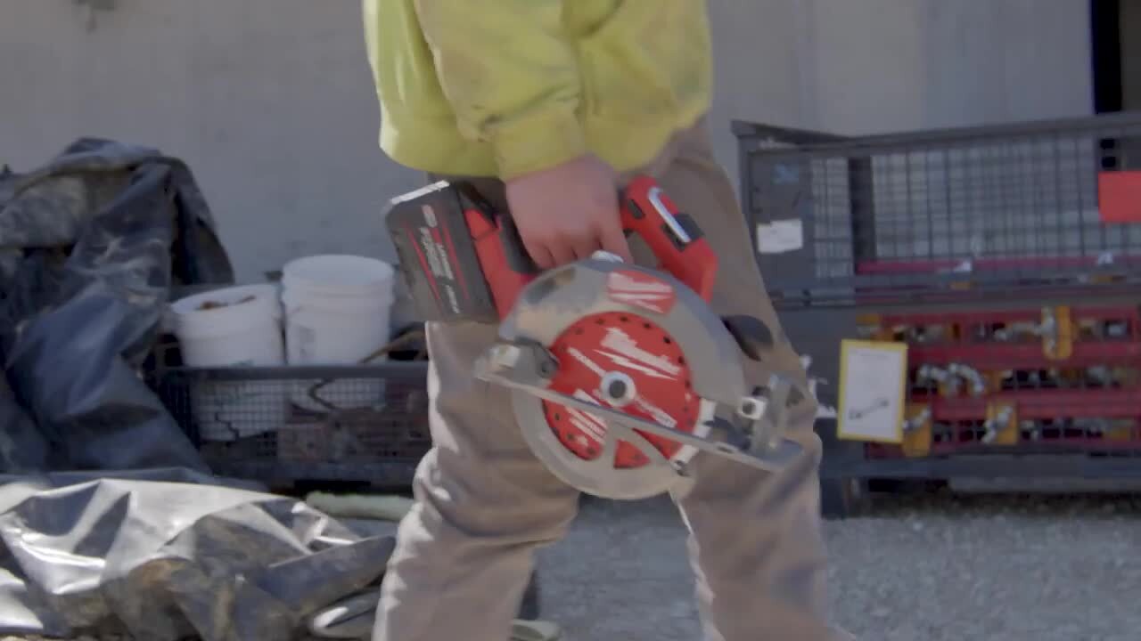 M18 18-Volt Lithium-Ion Brushless Cordless 7-1/4 in. Circular Saw Kit and PACKOUT 10 in. Compact Tool Box