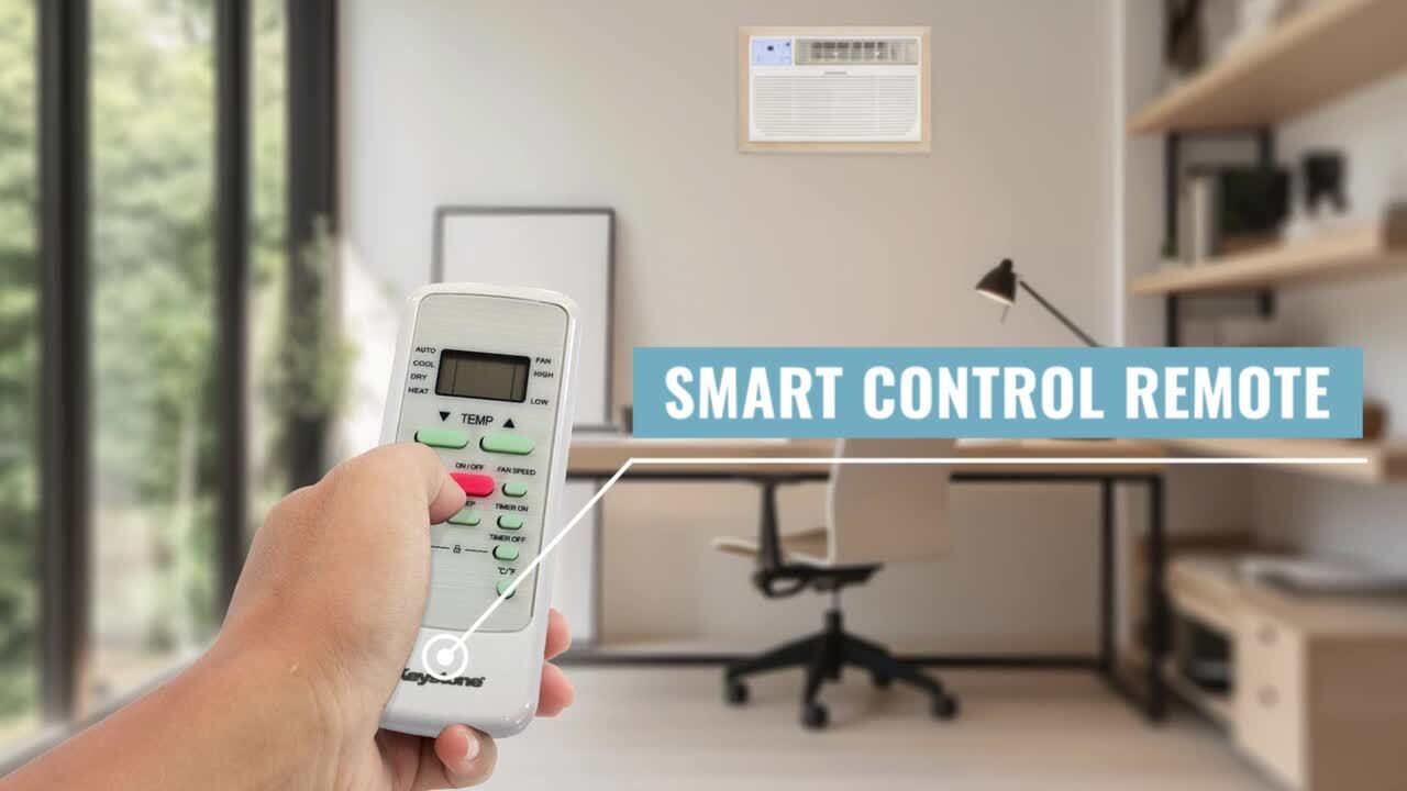 Keystone 8,000 BTU (DOE) 115-Volt Through-the-Wall Air Conditioner ...