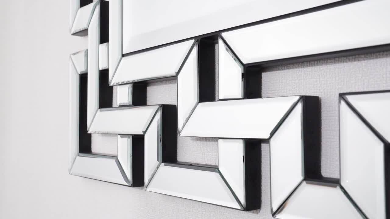 Empire Art Direct Bling Beveled Glass Rectangular Wall Mirror