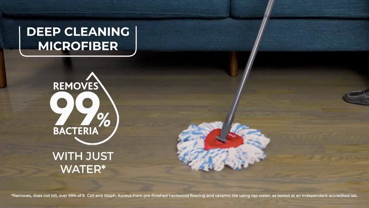 O-Cedar RinseClean Deep Clean Microfiber Spin Mop - Thumbnail 2