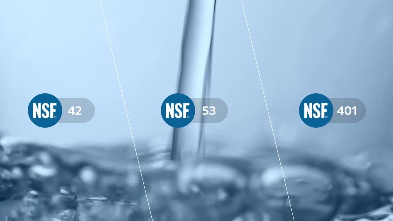 Waterdrop Plus LT1000PC ADQ747935 NSF 401 Refrigerator Water Filter And Air Filter, Reduce PFAS, Replacement For LG® LT1000P®, LRFWS2906V, LRMVS3006S, LMWS27626 And LT120F®, 3 Combo (Package May Vary