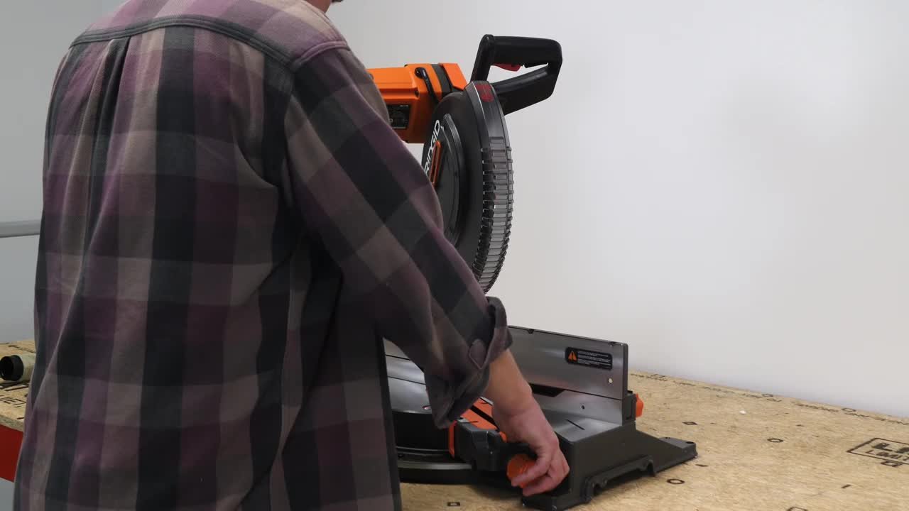 RIDGID 10 in. Dual Bevel Sliding Miter 
