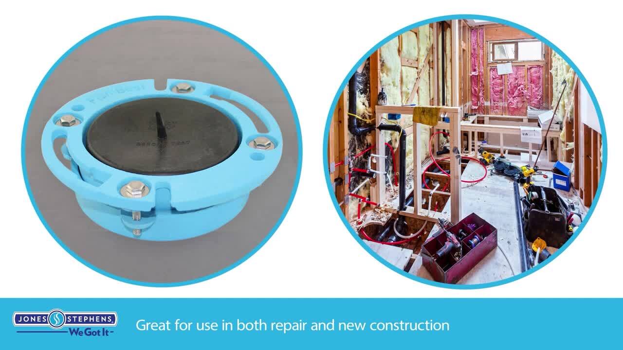 JONES STEPHENS 6 in. L x 7/8 in. W Metal Gapper Water Closet