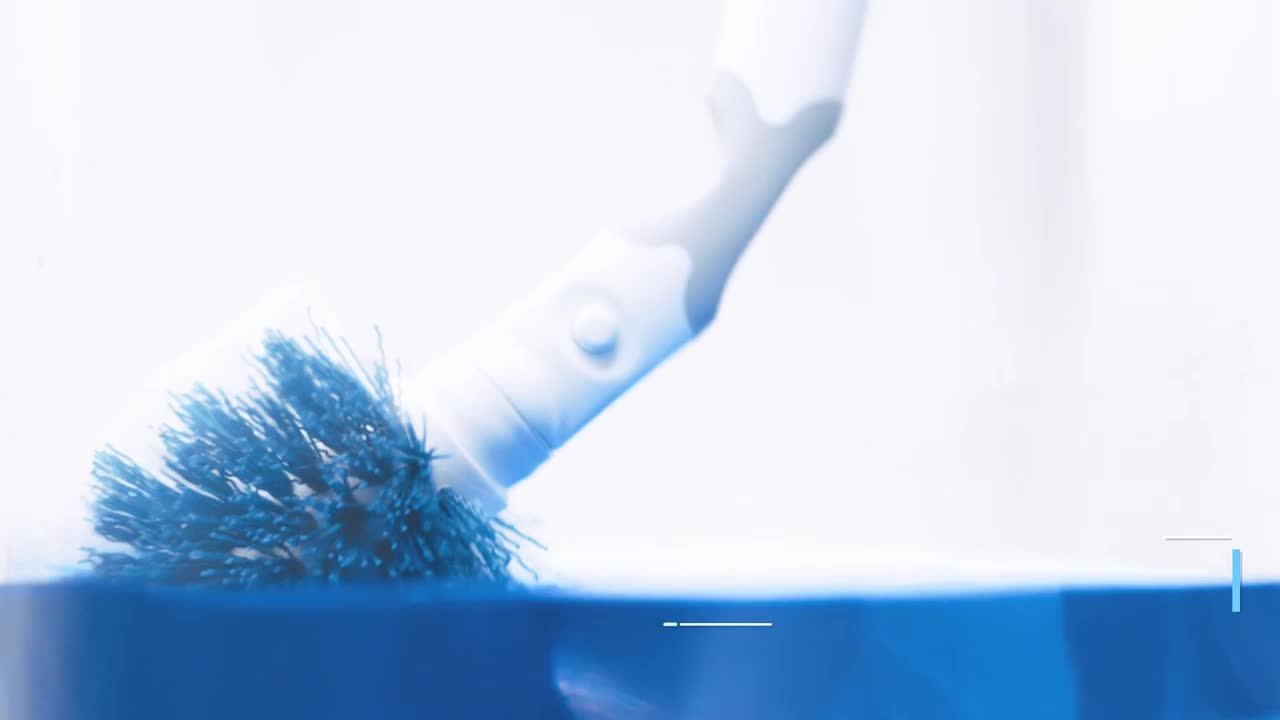 Unger Tropfsichere WC-Bürste Mit Halter – Flexibler Hals, Hygienisch Versteckt