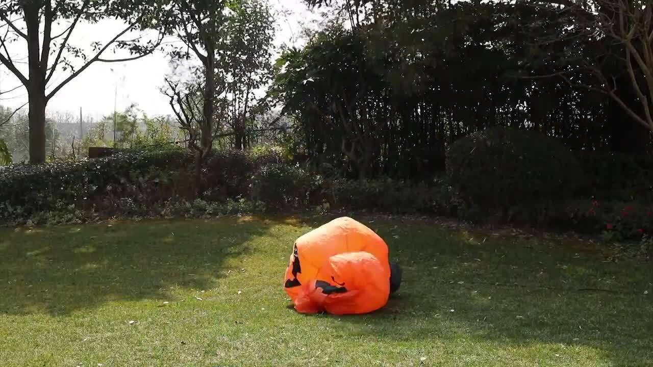 New York Giants 4' Inflatable Pumpkin