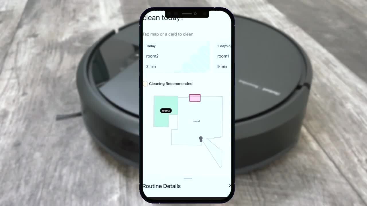 iRobot Roomba 105 Combo 13. 2 in. Robotic Vacuum and Mop + with 