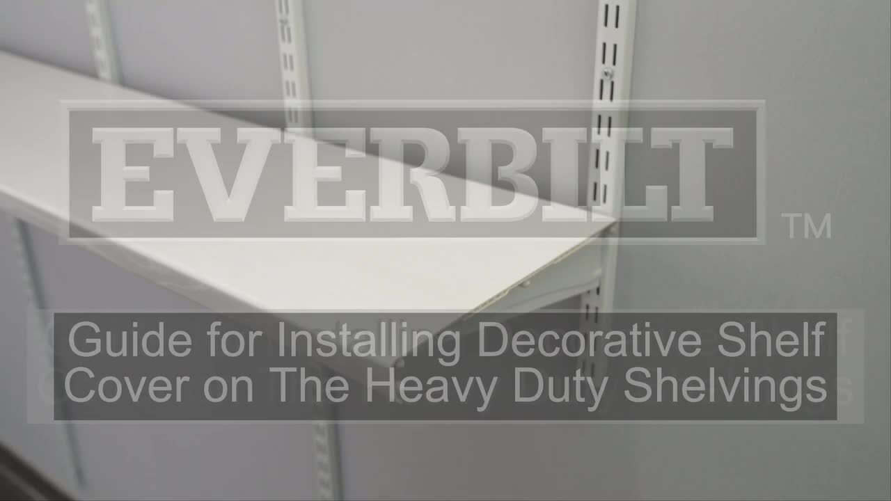Everbilt 5 ft. - 8 ft. Heavy Duty Closet Organizer Kit 90251 - The Home  Depot