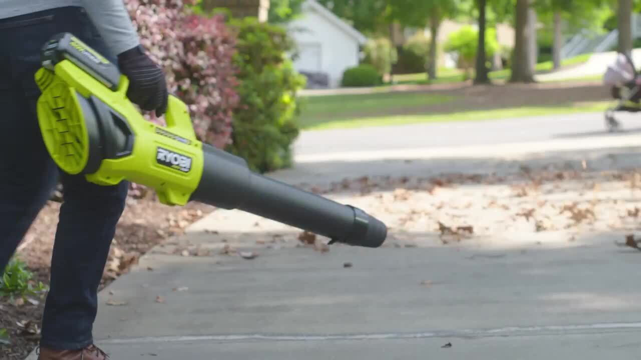 Wen 40410 40v Max Lithium-ion 480 Cfm Brushless Leaf Blower With 2ah Battery  & Charger : Target