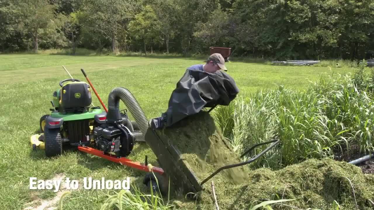 Agri-Fab 29 cu. ft. Capacity Soft Top Mow-N-Vac 45-0567 - The Home