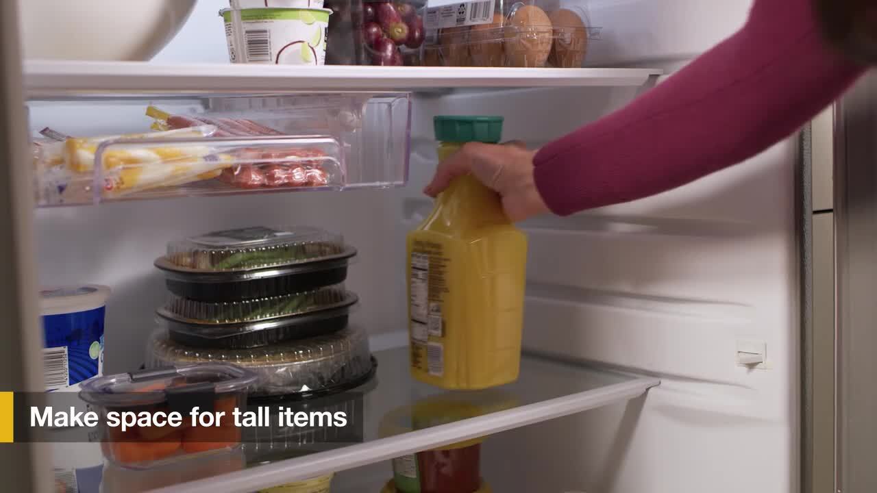 Whirlpool 28 in. Wide Top-Freezer Refrigerator in Black 16.3 Cu. Ft. on Fridge.com