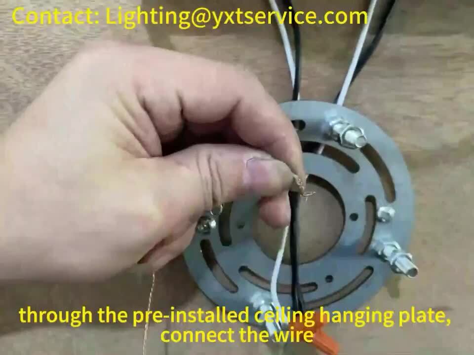 YUYI 31.5 in. 16-Light Black Crystal Chandelier, Modern