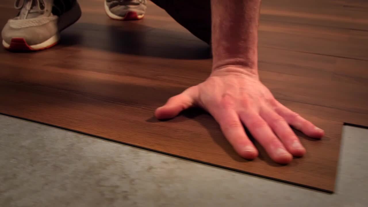 ALLURE Cocoa Brownie Oak 12 MIL x 8.7 in. W x 48 in. L Click Lock  Waterproof Luxury Vinyl Plank Flooring (20.1 sq. ft./Case) I2109132 - The  Home Depot, image size:1280x720