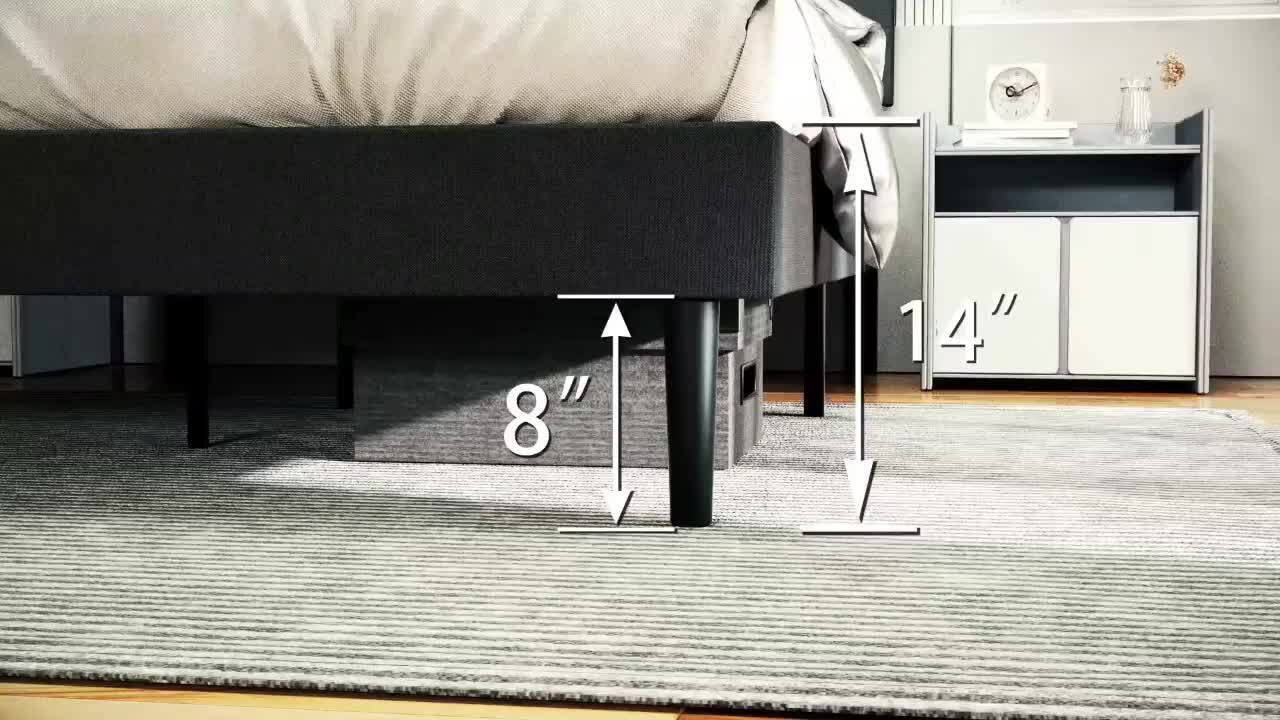 TheArth × SOTE2023 ”床上手 SOTE.ver” VECELO Twin Size Platform Bed Frame 39.3 in. W with