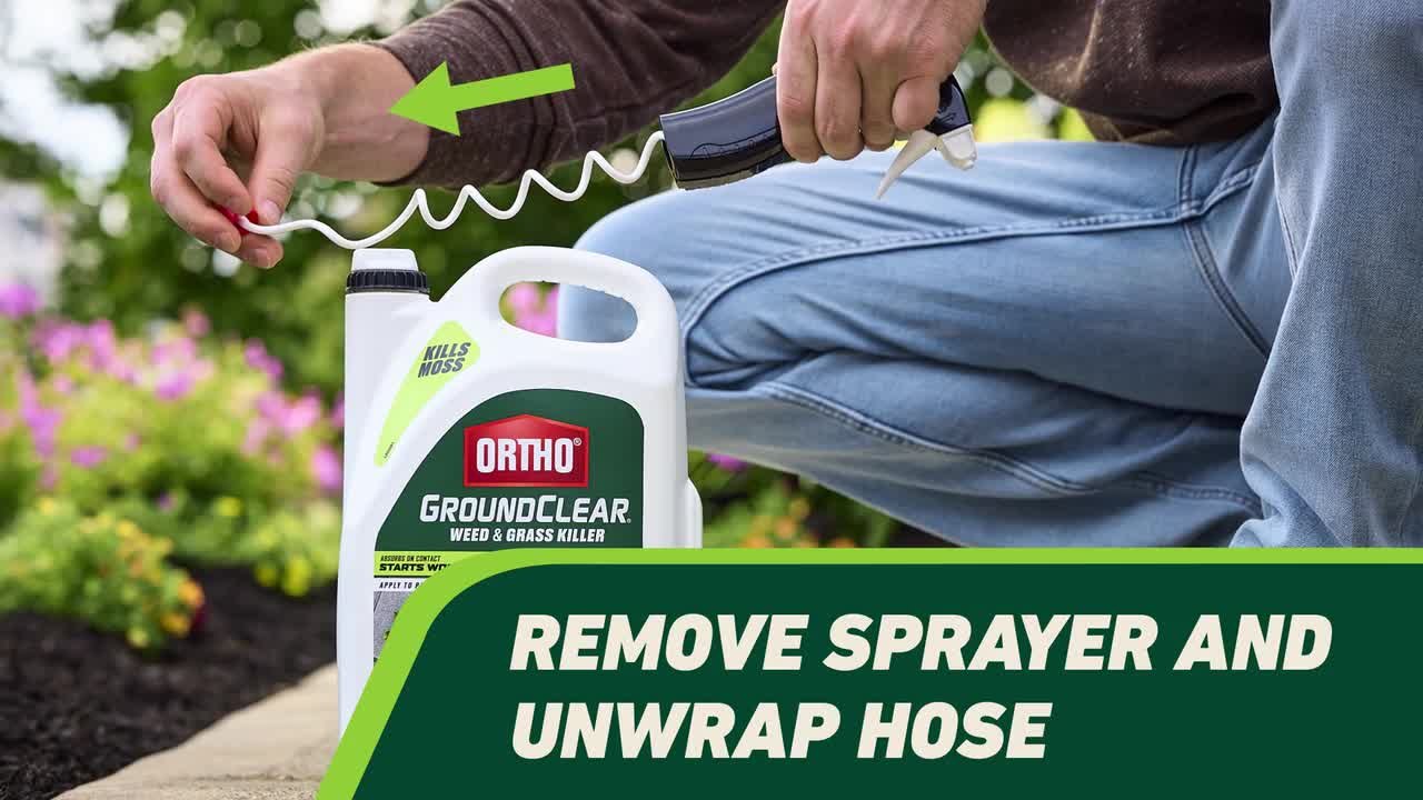 Ortho GroundClear Weed & Grass Killer – Ready-to-Use – 1 Gallon – Kills To The Root