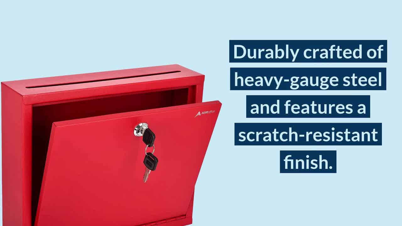 Large Size Black Steel Multi-Purpose Drop Box Large Size Black Steel Multi-Purpose Drop Box